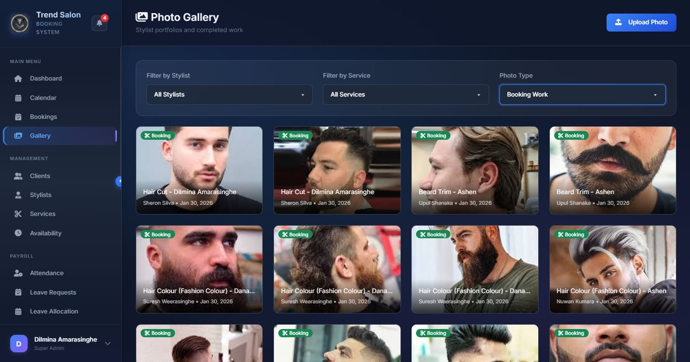 Salon Portfolio Gallery